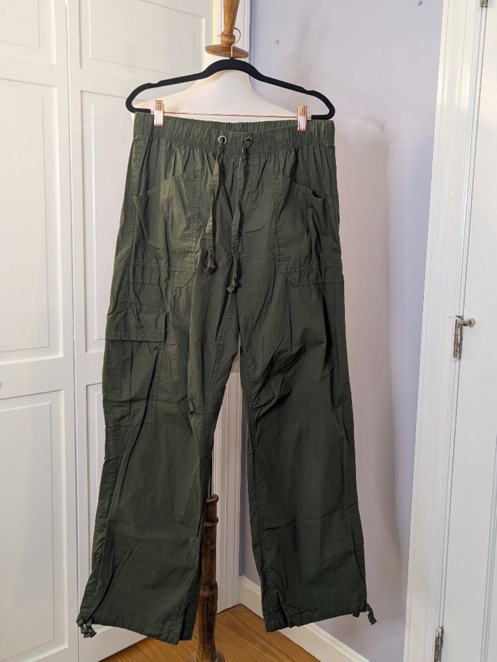Aerie Cargo Pants Drawstring Waist Utility Pocket